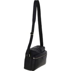 Leather Messenger Bag – Black: T-73 -Luxe Style Central ashwood leather messenger bag black t 73 p6751 24578 image