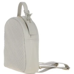 Leather Quilted Backpack Cream -Luxe Style Central ashwood leather quilted backpack cream p5329 19327 image