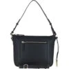 Leather Shoulder Bag Black: Z-72 -Luxe Style Central ashwood leather shoulder bag black z 72 p6999 25543 image