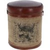 Leather Stag Stool Brown: KI-202 -Luxe Style Central ashwood leather stag stool brown ki 202 p5764 20492 image