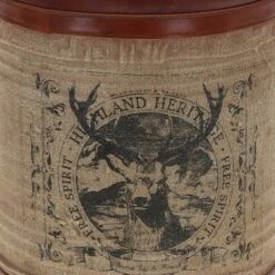 Leather Stag Stool Brown: KI-202 -Luxe Style Central ashwood leather stag stool brown ki 202 p5764 20540 image