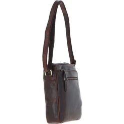 Leather Travel Flight Bag Brown: K-42 -Luxe Style Central ashwood leather travel flight bag brown k 42 p7321 26870 image