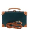 Leather Trinket Box Green: VIN-11