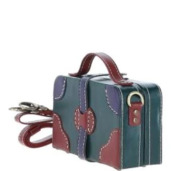 Leather Trinket Box Green: VIN-7 -Luxe Style Central ashwood leather trinket box green vin 7 p6094 21808 image