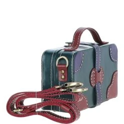 Leather Trinket Box Green: VIN-7 -Luxe Style Central ashwood leather trinket box green vin 7 p6094 21810 image