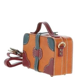 Leather Trinket Box Orange: VIN-7 -Luxe Style Central ashwood leather trinket box orange vin 7 p6096 21798 image