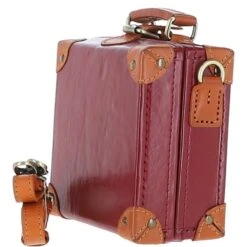 Leather Trinket Box Red: VIN-8 -Luxe Style Central ashwood leather trinket box red vin 8 p6102 21838 image