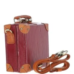 Leather Trinket Box Red: VIN-8 -Luxe Style Central ashwood leather trinket box red vin 8 p6102 21840 image