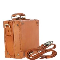 Leather Trinket Box Tan: VIN-8 -Luxe Style Central ashwood leather trinket box tan vin 8 p6103 21845 image