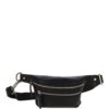 Leather Waist Bag - Black: T-74