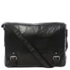 Mens Leather Laptop Messenger Bag Black/crum : 8343 -Luxe Style Central ashwood luggage mens leather laptop messenger bag black crum 8343 p296 1350 image