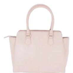 Medium Leather Handbag With Snake Print Blush : 62241 -Luxe Style Central ashwood medium leather handbag with snake print blush 62241 p2519 11484 image