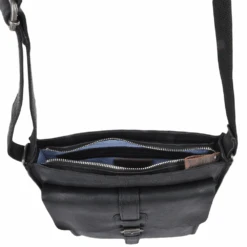 Mens 3 Pocket Medium Leather Messenger Bag Black : 4552 9 Mens 3 Pocket Medium Leather Messenger Bag Black : 4552 -Luxe Style Central ashwood mens 3 pocket medium leather messenger bag black 4552 p654 2674 image