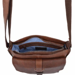 Mens 3 Pocket Medium Leather Messenger Bag Tan : 4552 -Luxe Style Central ashwood mens 3 pocket medium leather messenger bag tan 4552 p655 2678 image