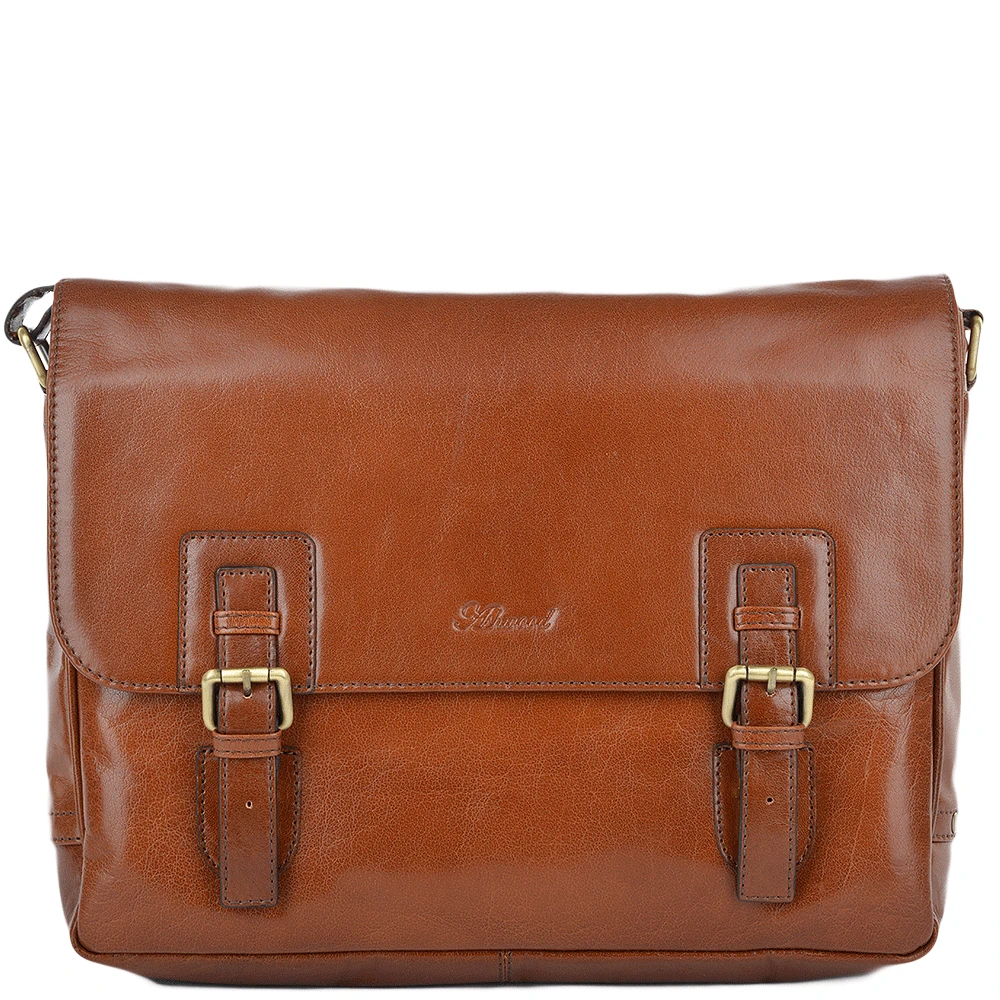 Mens Double Clasp Laptop Satchel Chestnut/vt : Jasper 3 Mens Double Clasp Laptop Satchel Chestnut/vt : Jasper
