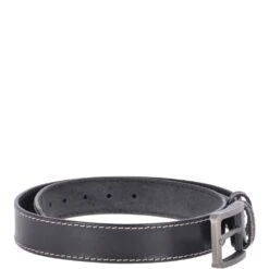 Mens Leather Belt Black: AB-02 -Luxe Style Central ashwood mens leather belt black ab 02 p3123 13719 image
