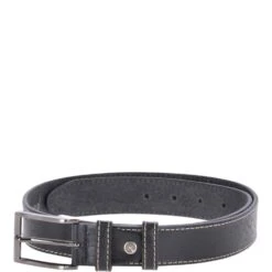 Mens Leather Belt Black: AB-12