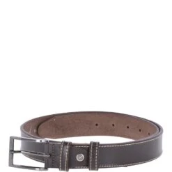 Mens Leather Belt Brown: AB-12