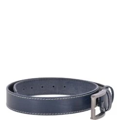 Mens Leather Belt Navy: AB-02 -Luxe Style Central ashwood mens leather belt navy ab 02 p3125 13727 image