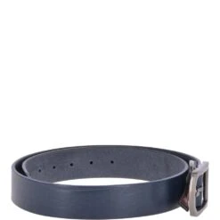 Mens Leather Belt Navy: AB-05 -Luxe Style Central ashwood mens leather belt navy ab 05 p3144 13735 image