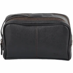 Mens Leather Washbag Brown/tum : 2012 -Luxe Style Central ashwood mens leather washbag brown tum 2012 p589 2376 image