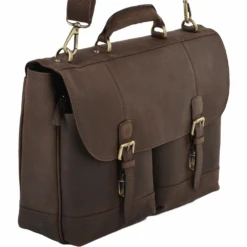 Mens Single Gusset Heavy Duty Laptop Briefcase Mud/mud : Henry -Luxe Style Central ashwood mens single gusset heavy duty laptop briefcase mud mud henry p635 2579 image