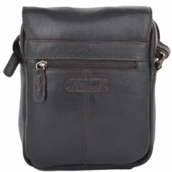 Mens Small Zip Around Flight Side Bag Brown/tum : Jerry -Luxe Style Central ashwood mens small zip around flight side bag brown tum jerry p663 2721 image