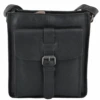 Mens Three Pocket Luxury Small Leather Flight Bag Black : 4551 1 Mens Three Pocket Luxury Small Leather Flight Bag Black : 4551 -Luxe Style Central ashwood mens three pocket luxury small leather flight bag black 4551 p652 2663 image