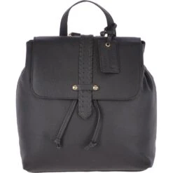 Mini Leather Backpack Black : 61718