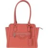Saffiano Leather Tote Handbag Salmon: 62646 S -Luxe Style Central ashwood saffiano leather tote handbag salmon 62646 s p5233 18963 image