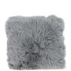 Sheepskin Cushion Grey