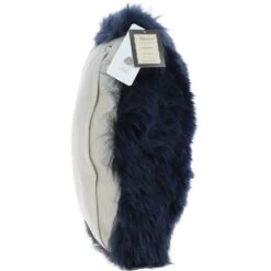 Sheepskin Cushion Indigo -Luxe Style Central ashwood sheepskin cushion indigo p5647 20226 image