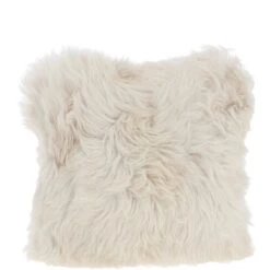 Sheepskin Cushion Linen