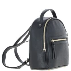 Small Leather Backpack Black: Z-74 -Luxe Style Central ashwood small leather backpack black z 74 p7007 25578 image