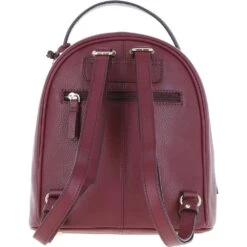 Small Leather Backpack Wine: Z-74 -Luxe Style Central ashwood small leather backpack wine z 74 p7010 25589 image