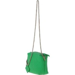 Small Quilted Leather Shoulder Chain Bag Green -Luxe Style Central ashwood small quilted leather shoulder chain bag green p5330 19331 image