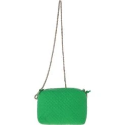 Small Quilted Leather Shoulder Chain Bag Green -Luxe Style Central ashwood small quilted leather shoulder chain bag green p5330 19332 image