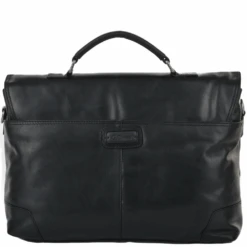 Soft Leather Handcrafted Briefcase Black : Elliot 8 Soft Leather Handcrafted Briefcase Black : Elliot -Luxe Style Central ashwood soft leather handcrafted briefcase black elliot p633 2572 image