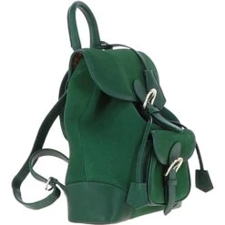 Suede And Leather Backpack Green: S-16 -Luxe Style Central ashwood suede and leather backpack green s 16 p6253 22745 image