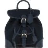 Suede And Leather Backpack Navy: S-16 -Luxe Style Central ashwood suede and leather backpack navy s 16 p6254 22746 image