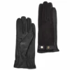 Suede And Leather Gloves Black : 327 -Luxe Style Central ashwood suede and leather gloves black 327 p1685 7465 image