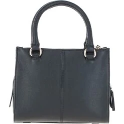 Three Section Leather Tote Shoulder Bag Black: Z-73 -Luxe Style Central ashwood three section leather tote shoulder bag black z 73 p7003 25561 image