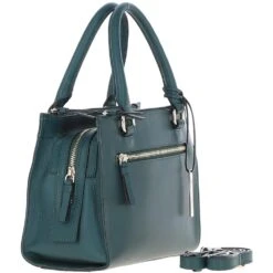 Three Section Leather Tote Shoulder Bag Green: Z-73 -Luxe Style Central ashwood three section leather tote shoulder bag green z 73 p7004 25566 image