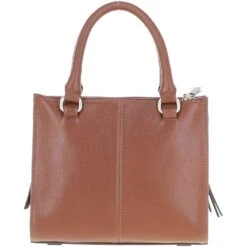 Three Section Leather Tote Shoulder Bag Tan: Z-73 -Luxe Style Central ashwood three section leather tote shoulder bag tan z 73 p7005 25569 image