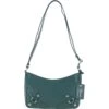 Top Zip Leather Crossbody Bag Green: Z-78 -Luxe Style Central ashwood top zip leather crossbody bag green z 78 p7024 25652 image