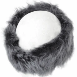 Toscana Sheepskin Leather Headband Black/brissa: Kinona -Luxe Style Central ashwood toscana sheepskin leather headband black brissa kinona p1520 6775 image