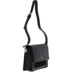 Two Sections Shoulder Bag Black: AW0022 -Luxe Style Central ashwood two sections shoulder bag black aw0022 p5309 19269 image