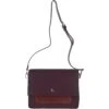 Two Sections Shoulder Bag Burgundy: AW0022 -Luxe Style Central ashwood two sections shoulder bag burgundy aw0022 p5310 19270 image