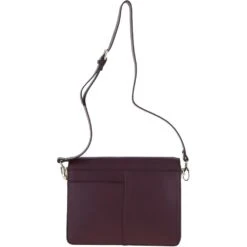 Two Sections Shoulder Bag Burgundy: AW0022 -Luxe Style Central ashwood two sections shoulder bag burgundy aw0022 p5310 19272 image