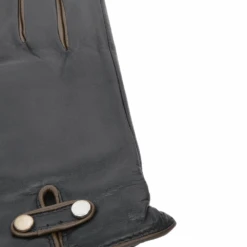 Two Tone Finger Detail Leather Gloves Black/Taupe : 007 -Luxe Style Central ashwood two tone finger detail leather gloves black taupe 007 p1660 7444 image